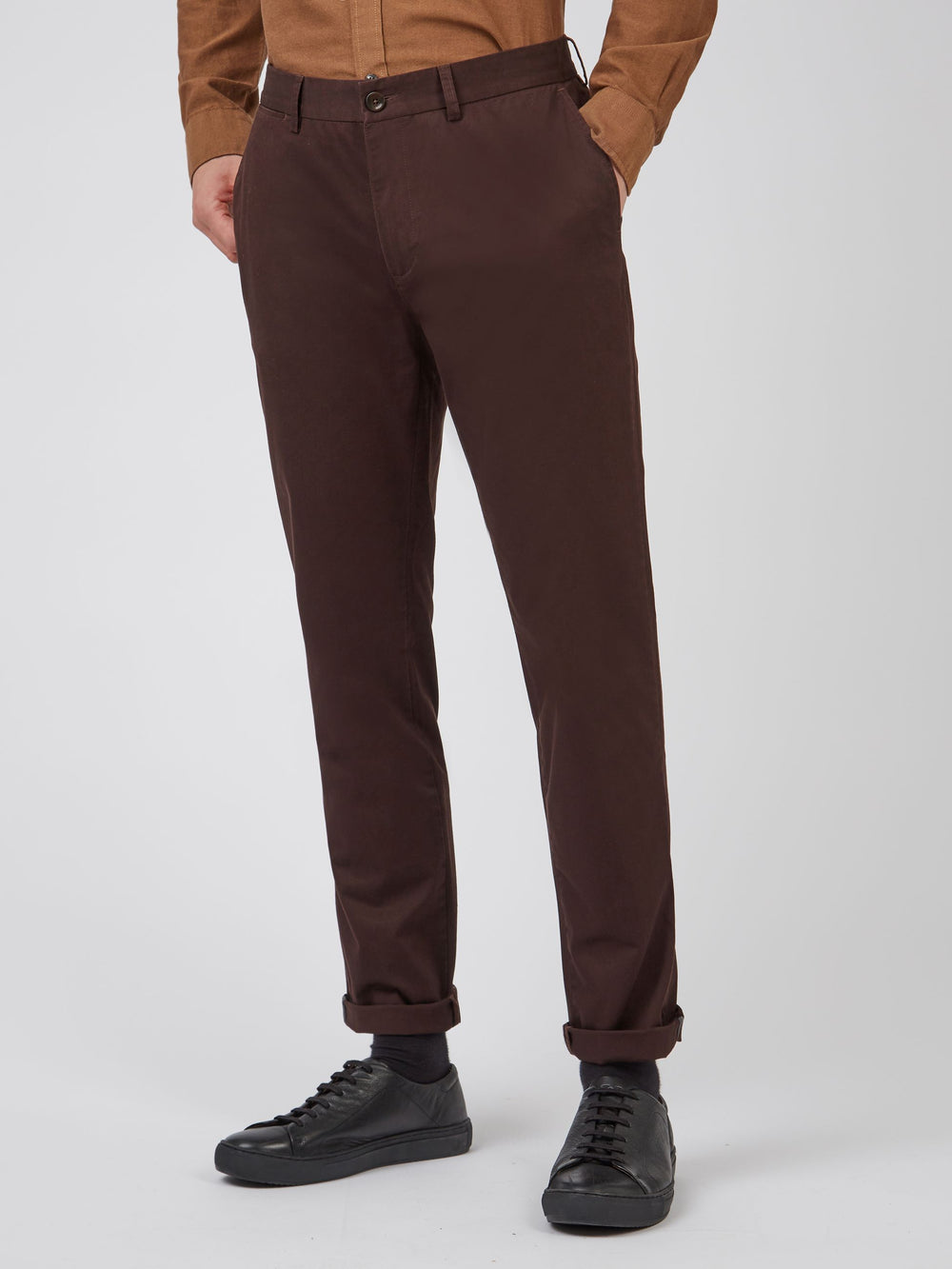 Ben Sherman Signature Slim Stretch Chino Pants Red | 7315208-RO