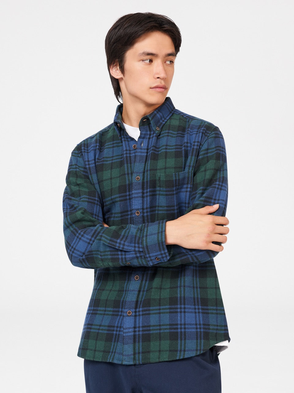 Ben Sherman Signature Tartan Check Shirts Green | 4027536-QR