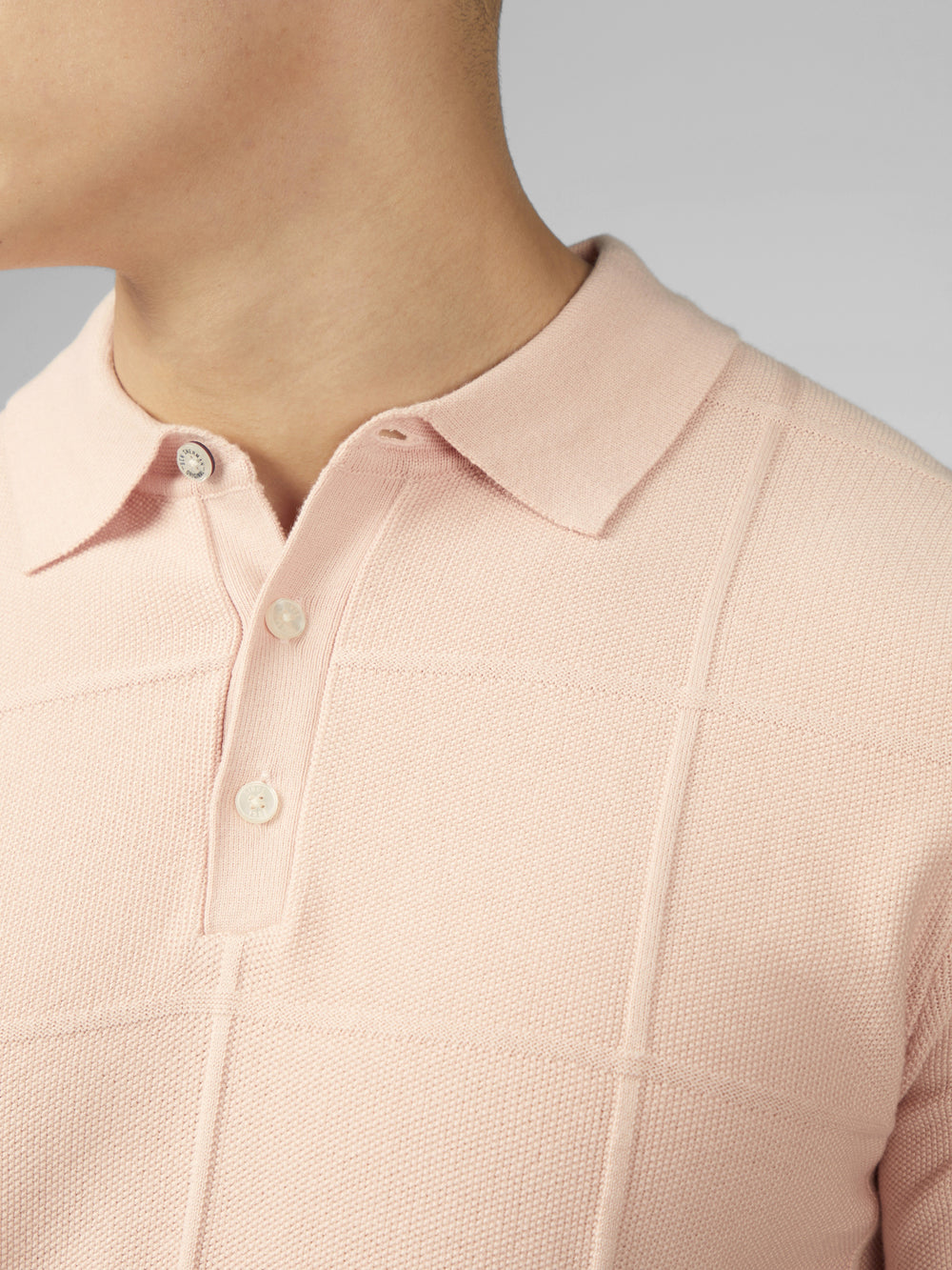 Ben Sherman Signature Textured Polo Knitwear Pink | 7432918-LJ