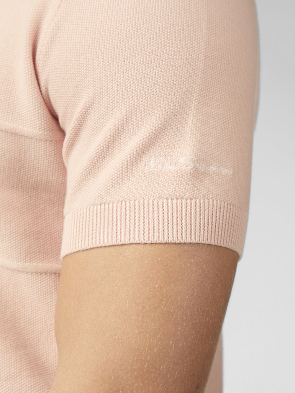 Ben Sherman Signature Textured Polo Knitwear Pink | 7432918-LJ