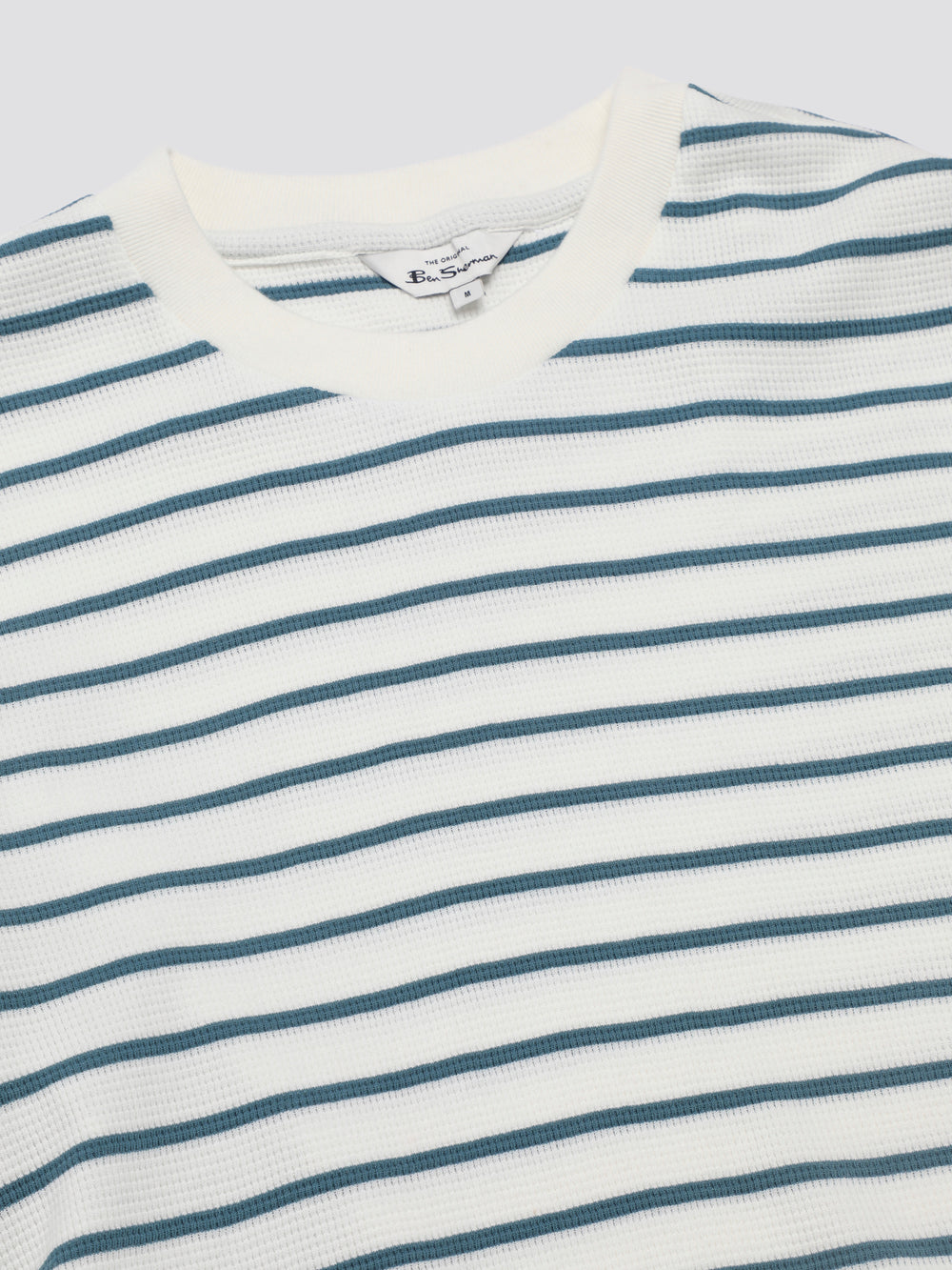 Ben Sherman Signature Waffle Stripe T-Shirt White | 7460913-XR