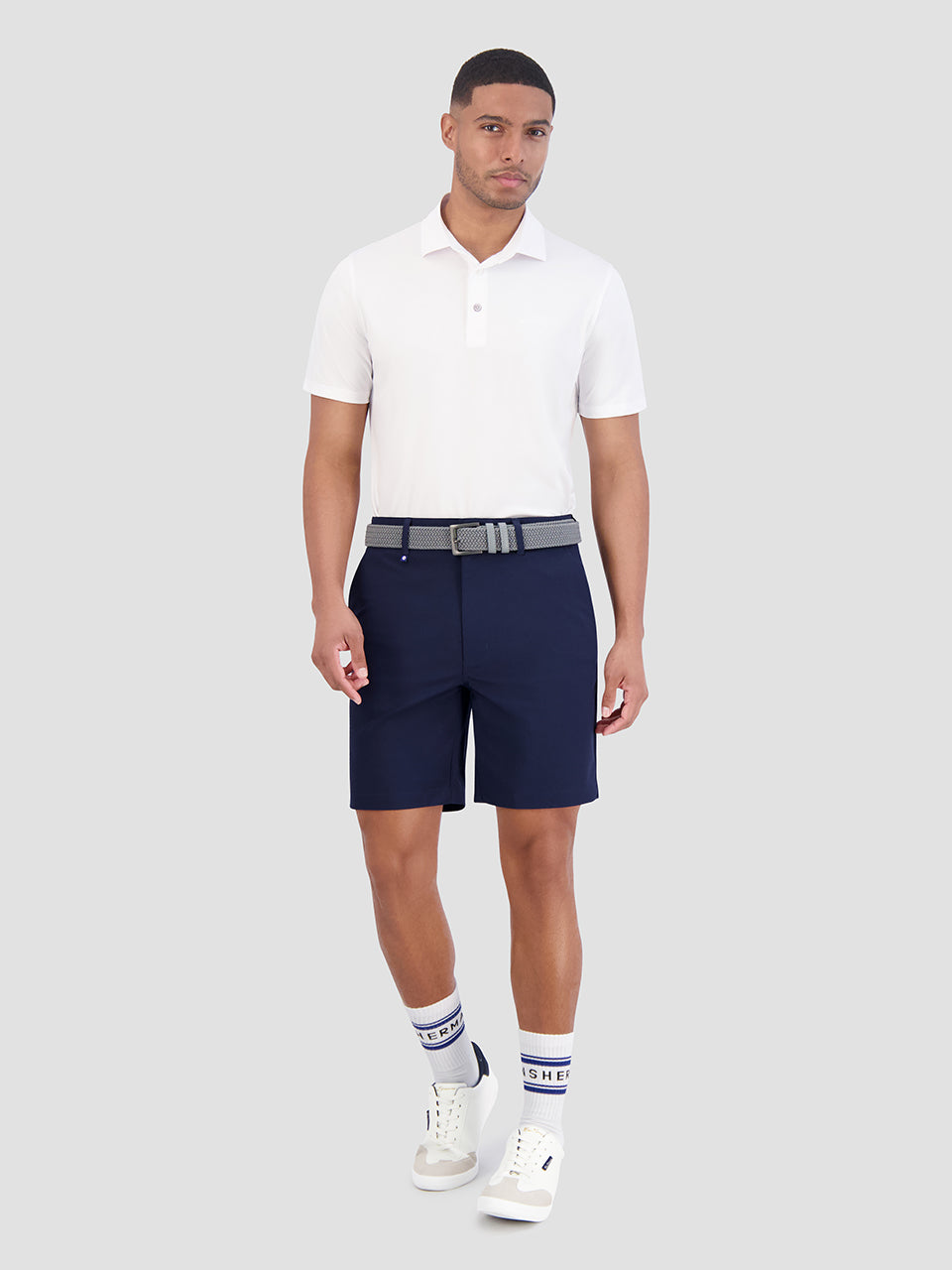 Ben Sherman Solid Air Pique Sports Fit Polo Shirts White | 2903875-TC