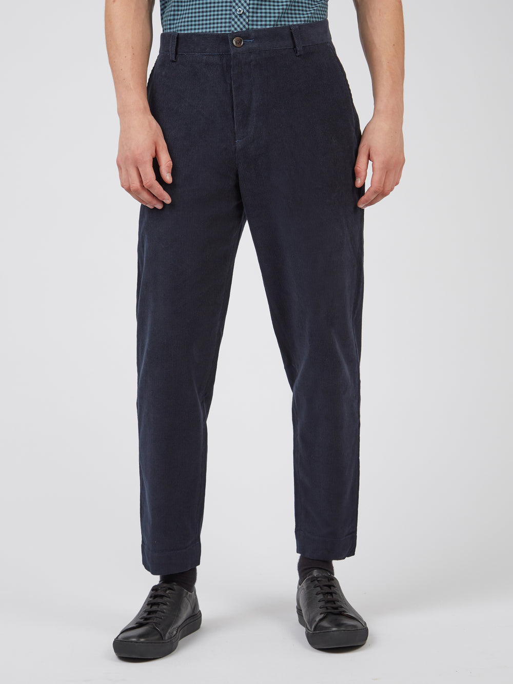 Ben Sherman Tapered Corduroy Pants Black | 9512437-WH