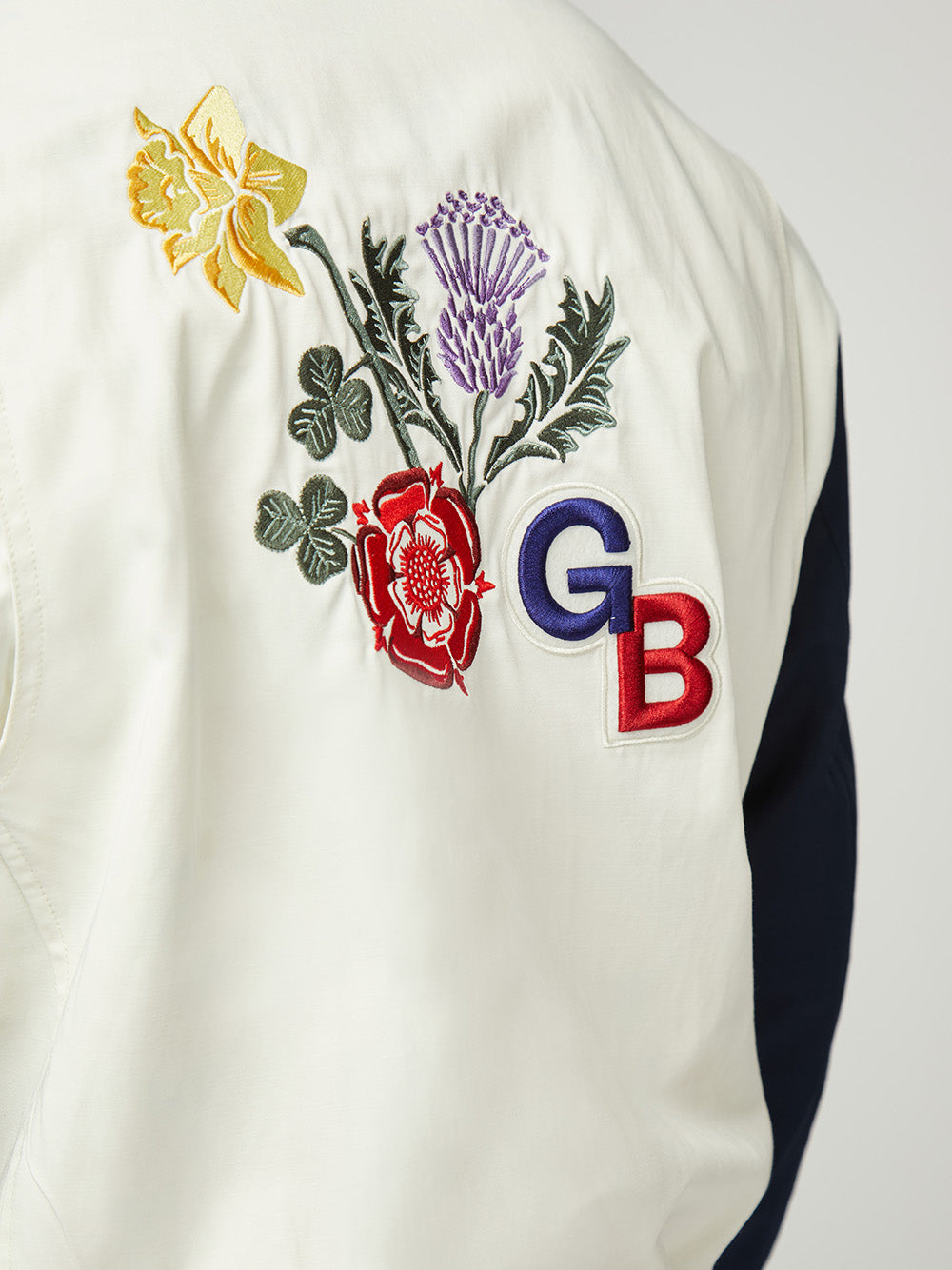 Ben Sherman Team GB Commercial Bomber Jackets White | 0928751-TK