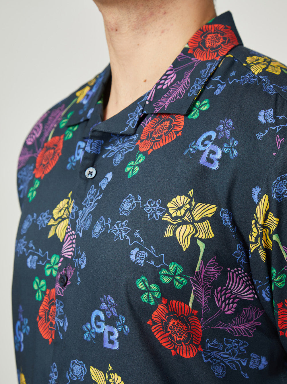 Ben Sherman Team GB Floral Shirts Navy | 3520987-BI