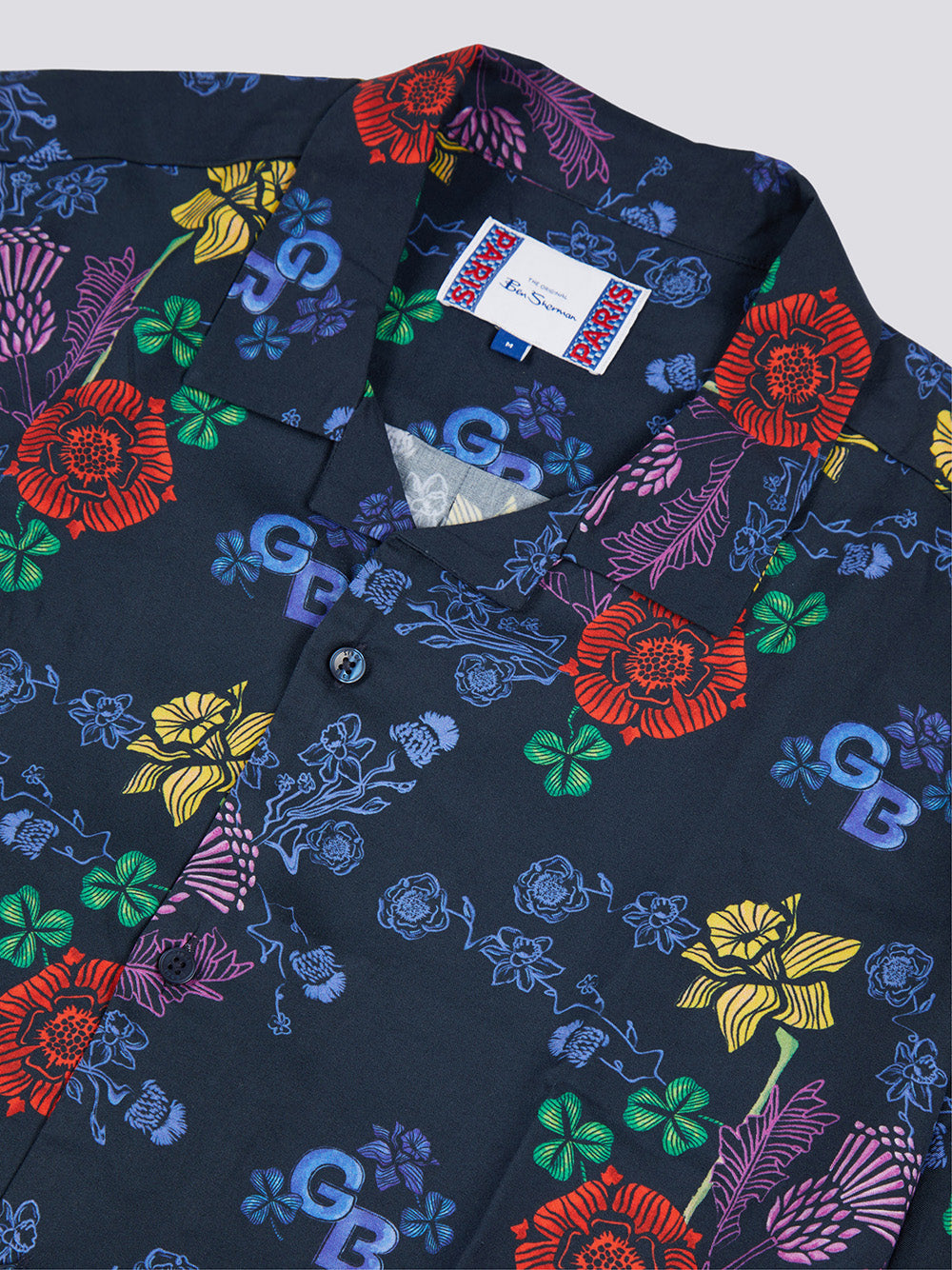 Ben Sherman Team GB Floral Shirts Navy | 3520987-BI