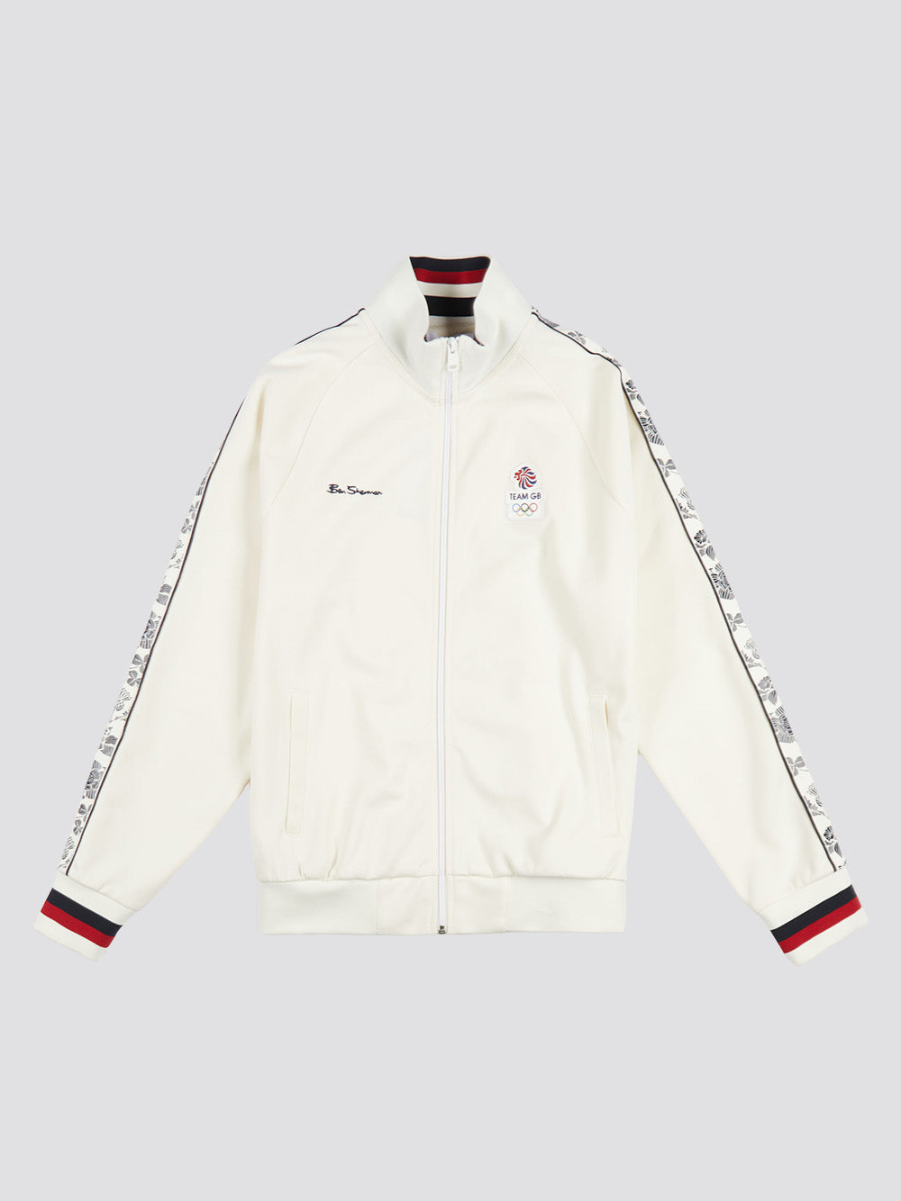 Ben Sherman Team GB Taped Track Top Jackets White | 5462190-XU