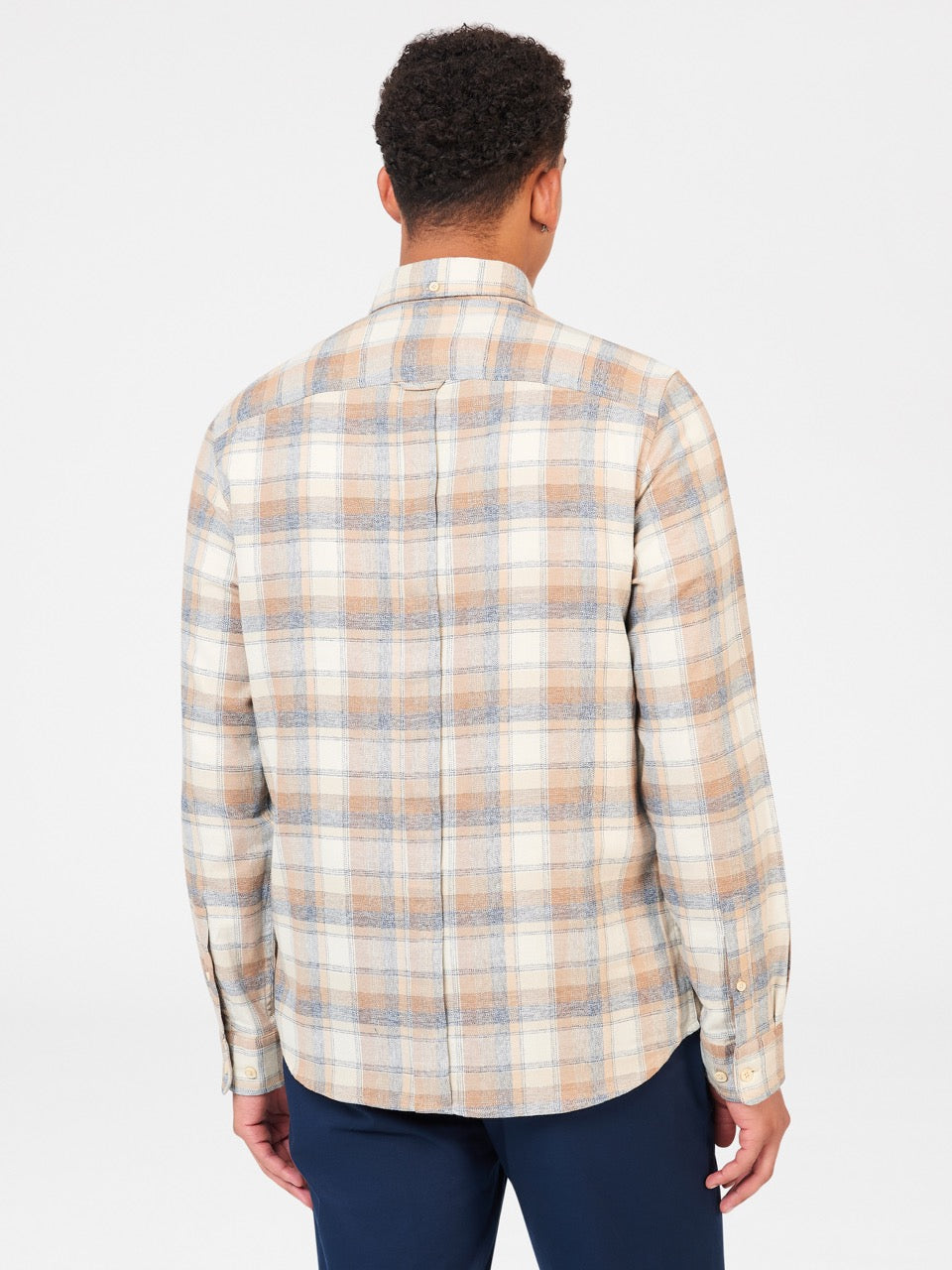 Ben Sherman Twisted Yarn Check Shirts Brown | 7126380-ZT