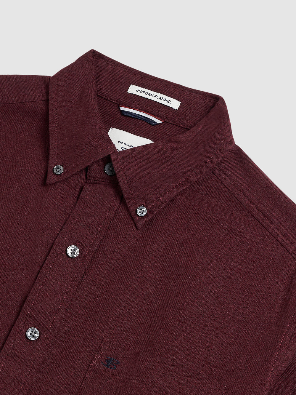 Ben Sherman Uniform Flannel Shirts Burgundy / Navy / Beige | 6591230-PW