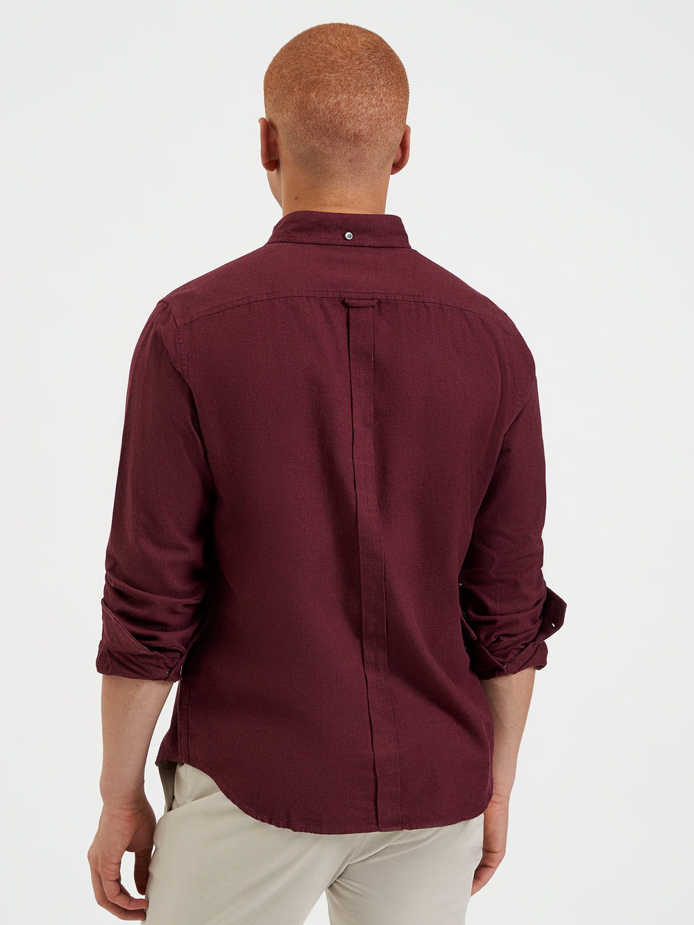 Ben Sherman Uniform Flannel Shirts Burgundy / Navy / Beige | 6591230-PW