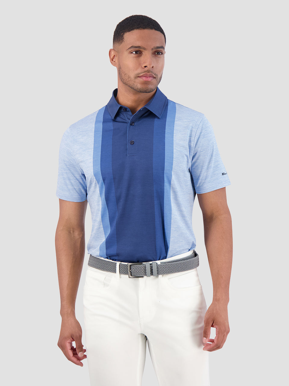 Ben Sherman Vertical Stripes Polo Shirts Blue | 5730984-FQ