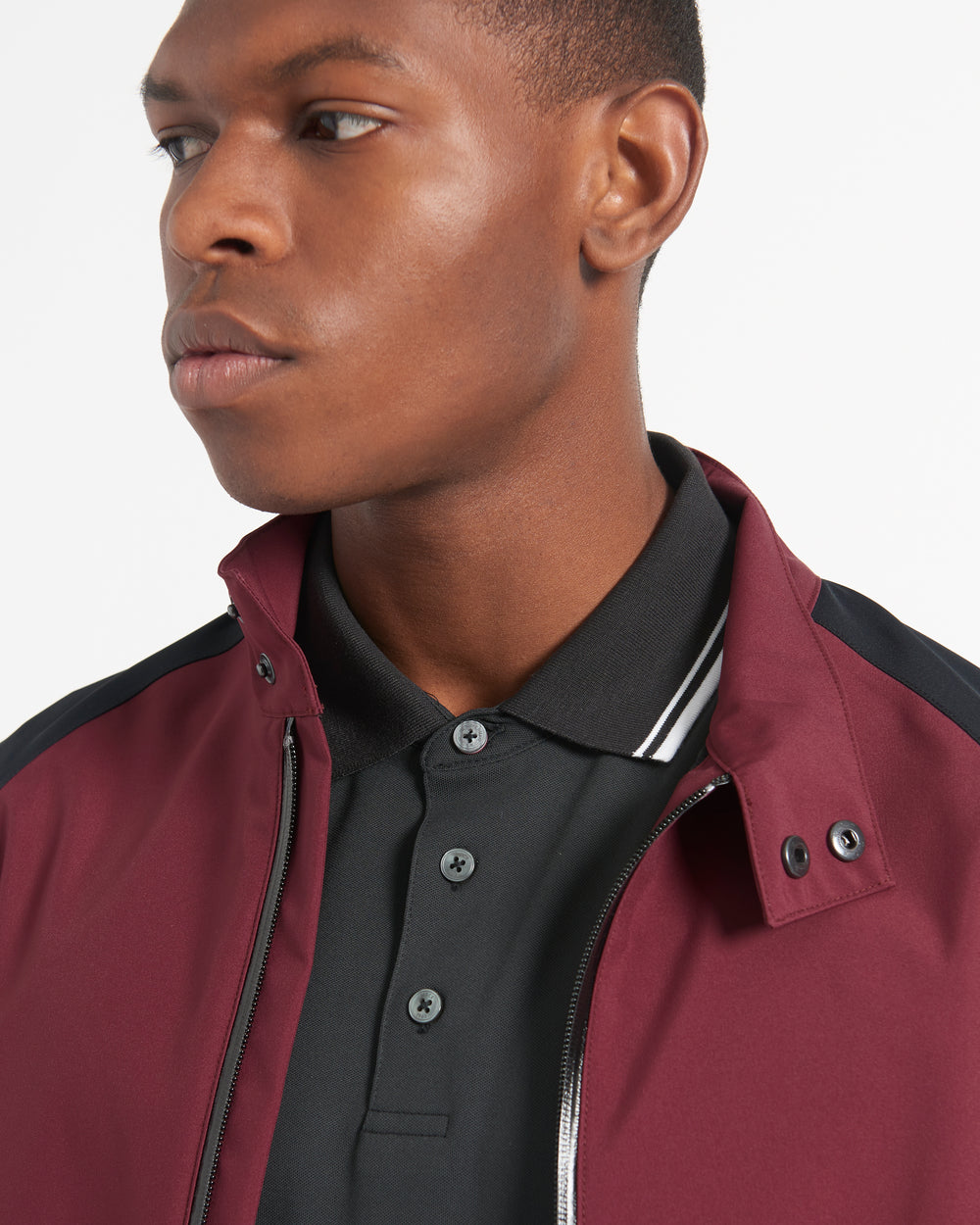 Ben Sherman Waterproof Harrington Jackets Burgundy | 2603574-RQ