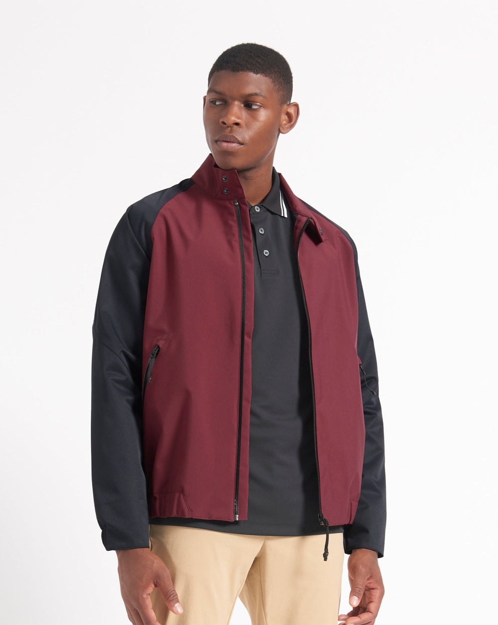 Ben Sherman Waterproof Harrington Jackets Burgundy | 2603574-RQ