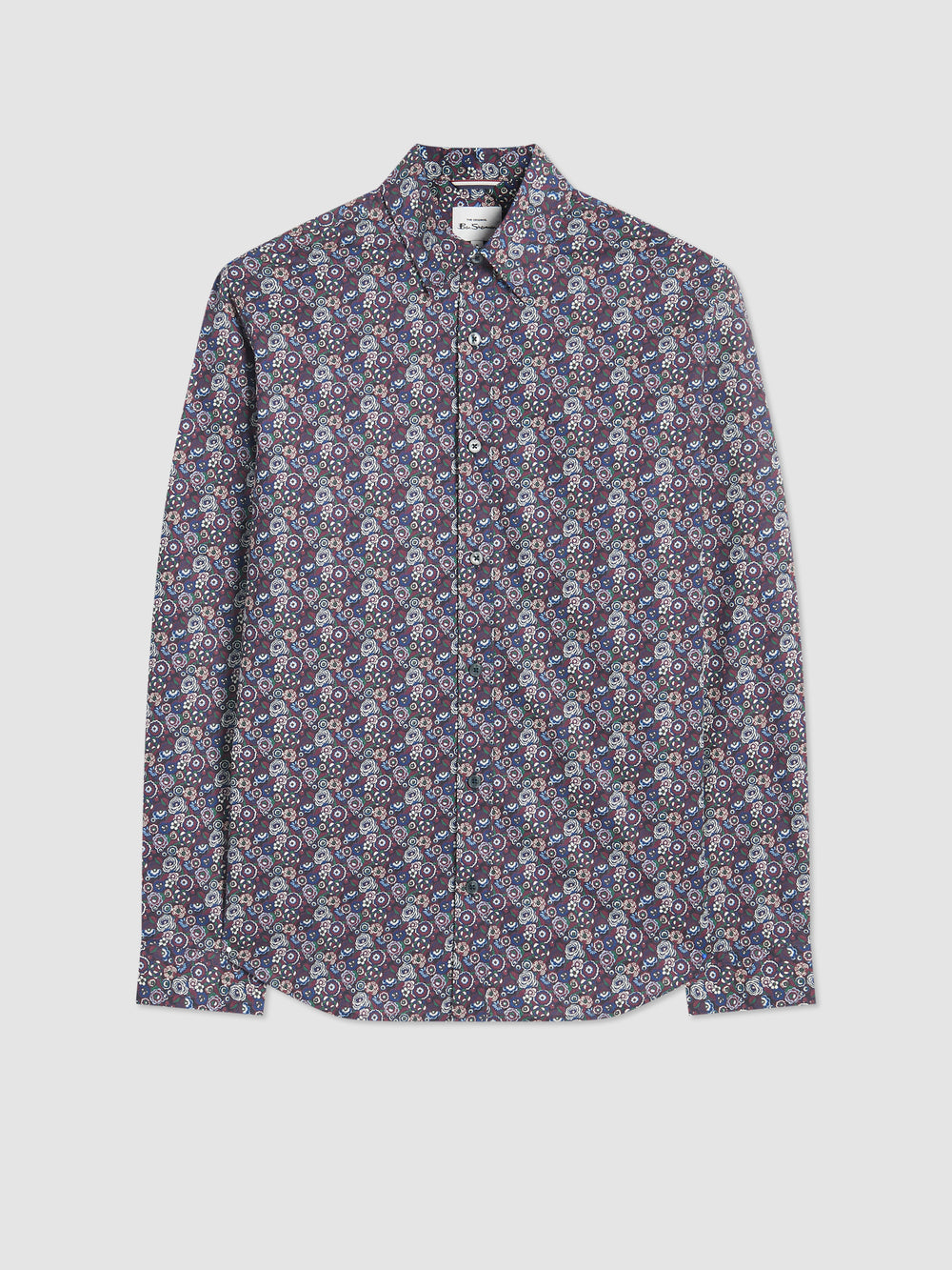 Ben Sherman Winter Floral Shirts Purple | 6294370-YR